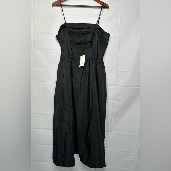 Wild Fable Black Dres Women’s Size 16 Straps Open Back With Bow & Pockets - Picture 4 of 9